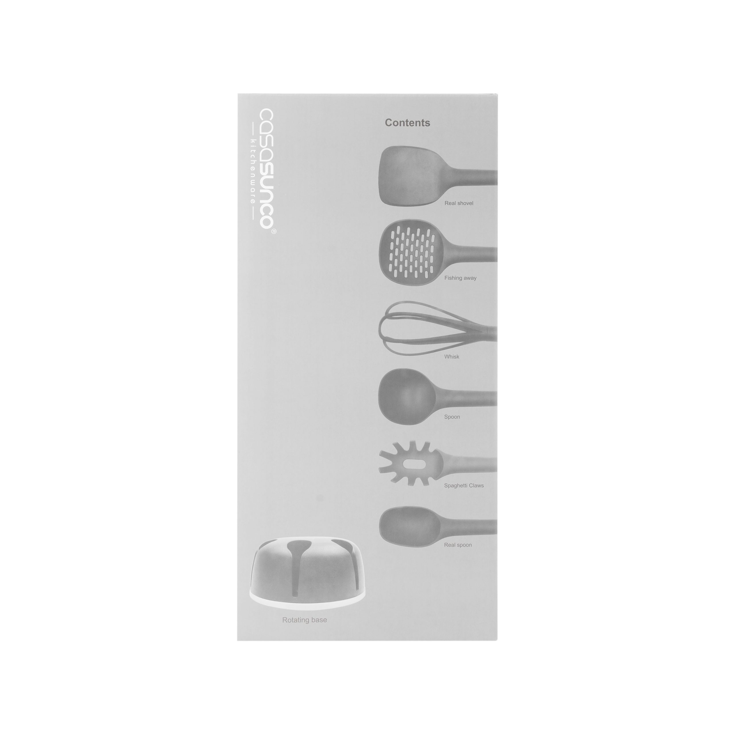 Bộ đồ dùng nilon nhà bếp set 6 màu xanh – Cobi Home – 369926