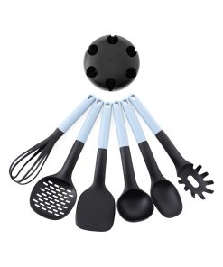 Bộ đồ dùng nilon nhà bếp set 6 màu xanh – Cobi Home – 369926