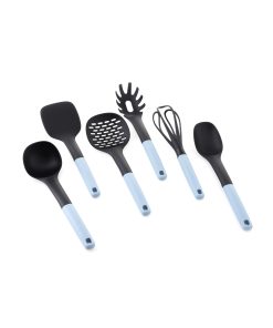 Bộ đồ dùng nilon nhà bếp set 6 màu xanh – Cobi Home – 369926