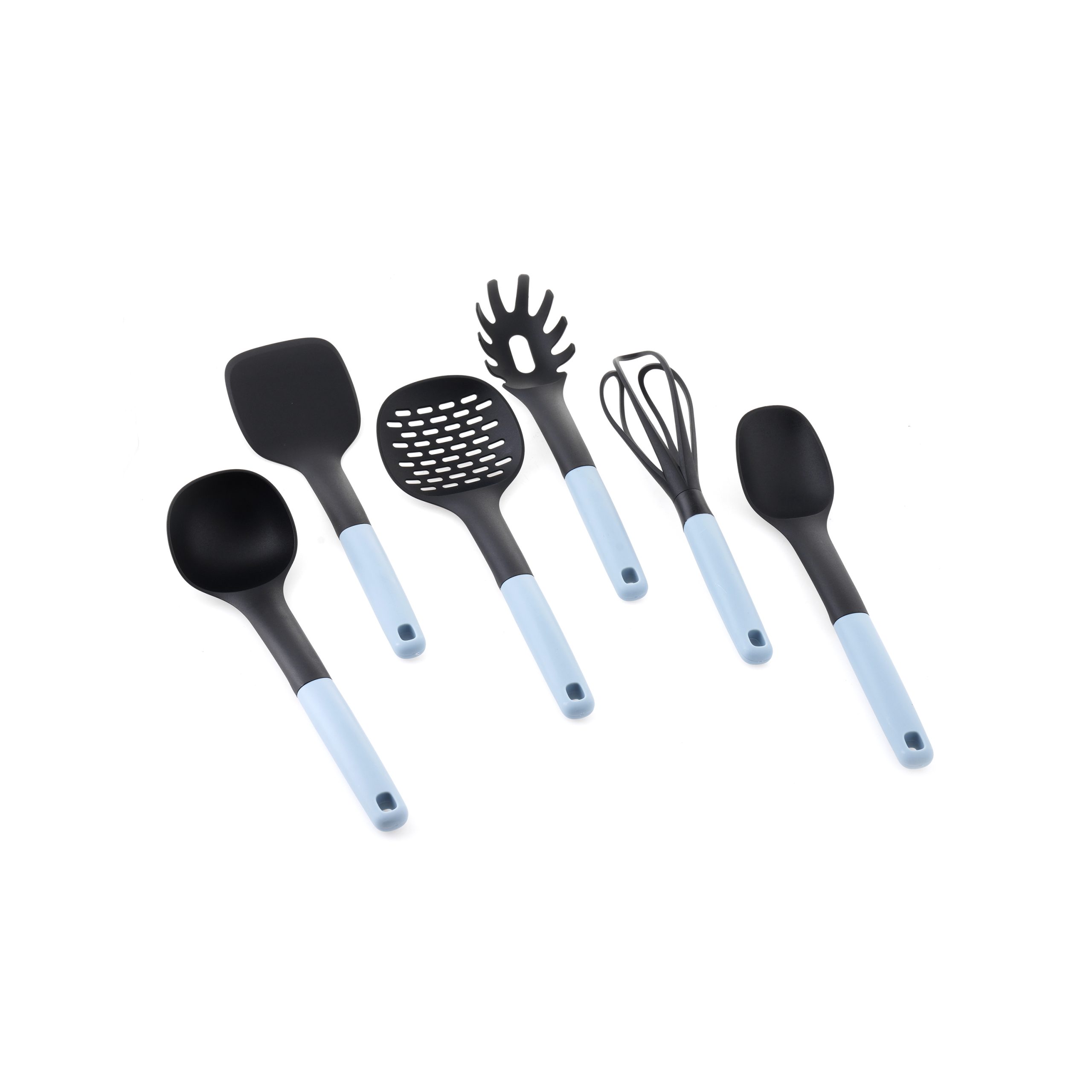 Bộ đồ dùng nilon nhà bếp set 6 màu xanh – Cobi Home – 369926