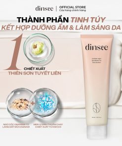 Sữa Rửa Mặt Gạo Thuần Chay Siêu Bọt Microbiome Dinsee Premium Vegan Microbiome Rice Foam Cleanser