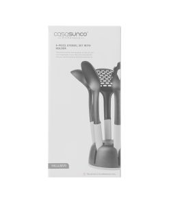 Bộ đồ dùng nilon nhà bếp set 6 màu đen – Cobi Home – 369925