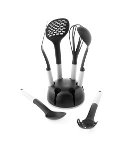 Bộ đồ dùng nilon nhà bếp set 6 màu đen – Cobi Home – 369925