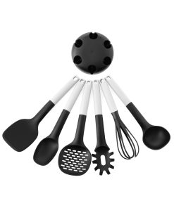 Bộ đồ dùng nilon nhà bếp set 6 màu đen – Cobi Home – 369925
