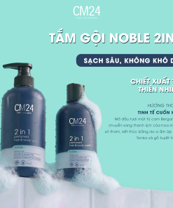 Tắm gội nam 2in1 hương nước hoa Noble CM24 180ml