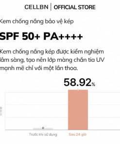 Kem Chống Nắng Nâng Tone Và Giảm Thâm Nám CELLBN SPF50+/PA++++ 50ml