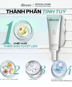 Kem Chống Nắng Vật Lý Thuần Chay Cho Da Dầu Mụn, Nhạy Cảm Dinsee Premium Vegan Mild Moist Sunscreen Spf50+ Pa++++
