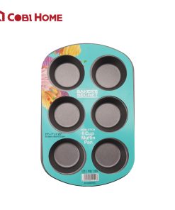 Khuôn nướng bánh Muffin 6 ô_284x180x32 (mm)_366117