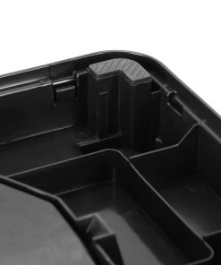 Thùng rác inox 20L nắp bật, chống ồn Eko – Đen_384624