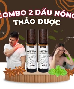 Combo 2 chai dầu nóng thảo dược 10ml